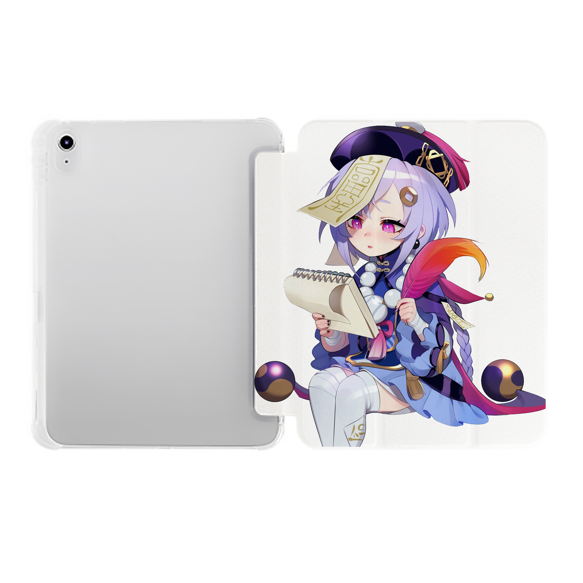 げんし神 七七 なな  genshin Nana IPad ケース ペン収納付き 三つ折りスタンド PUレザー×シリコン 対応機種9.5/10.5/10.9インチ